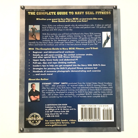 Navy Seal Fitness, The Complete Guide. Revised Edition. 184 pages. - Picture 3 of 3